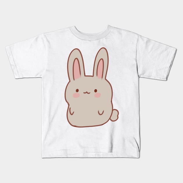 Bunny illustration Kids T-Shirt by Mayarart